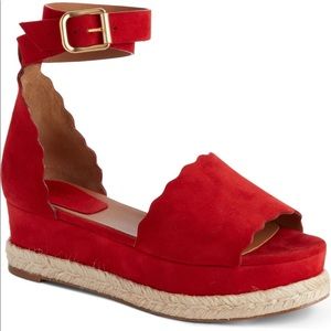 CHLOÉ -Lauren Espadrille Wedge Sandal